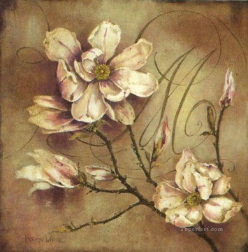 Adf059 花の装飾 Oil Paintings